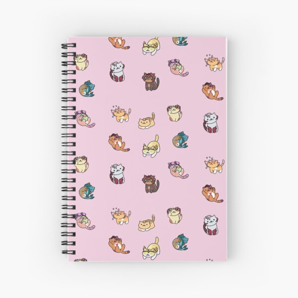 mais des CHATS! profitez de vos héros et antagonistes préférés sous la forme mignonne de Neko! Cahier à spirale