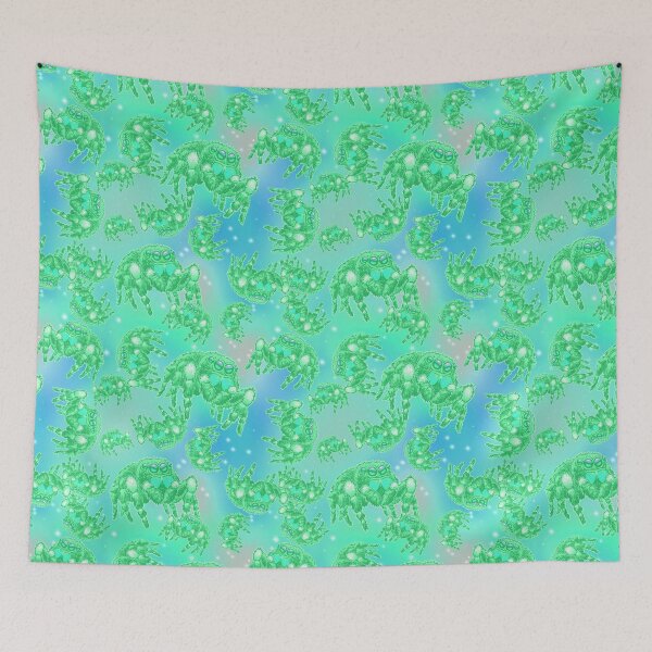 Item preview, Pale Green Rainbow Space Spider (Bold Jumper) All Over Print designed and sold by RJKpoyp.