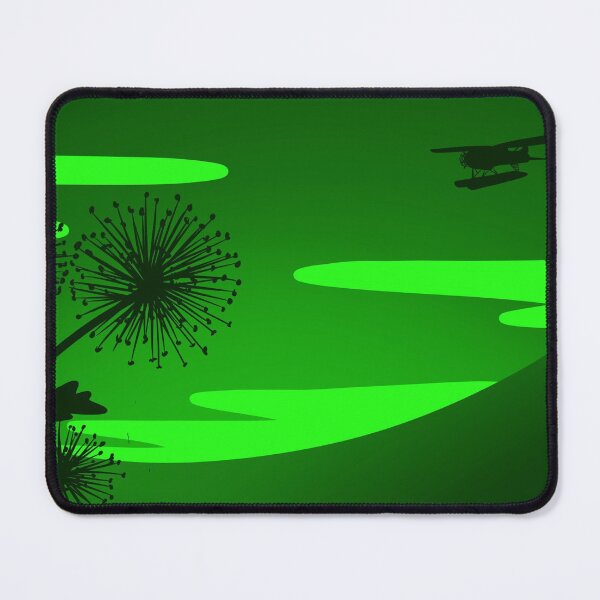 Item preview, Green Sky and Dandelions and Floatplane designed and sold by Krystal Thomas.