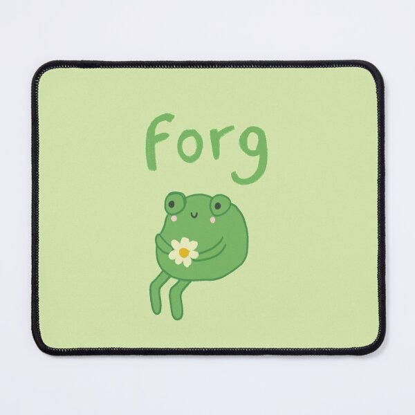 Item preview, Funny Frog Birthday Cake: Cute Cottagecore Aesthetic with Sad Anime Toad Sitting with Flower designed and sold by MinistryOfFrogs.