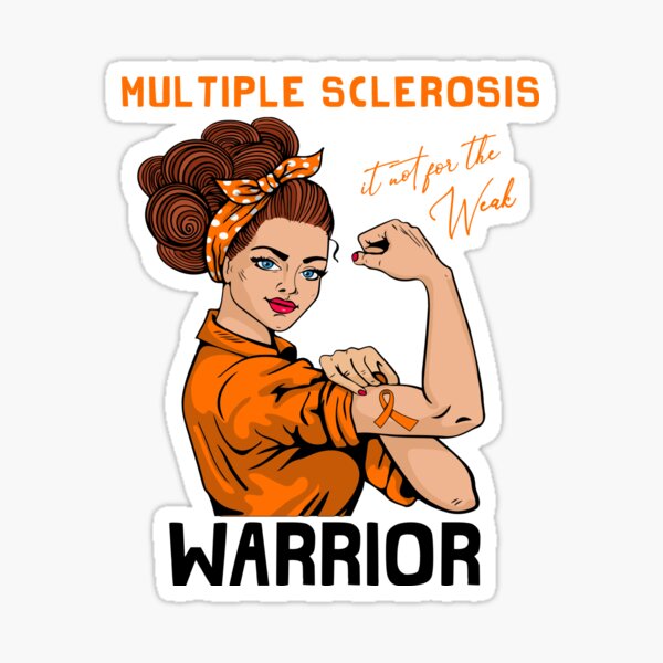 3 Pcs - Fuck Multiple Sclerosis MS Support Ribbon Gift for MS Patient  Multiple Sclerosis Awareness Sticker - Laptop Water Bottle Tumbler Car  Truck