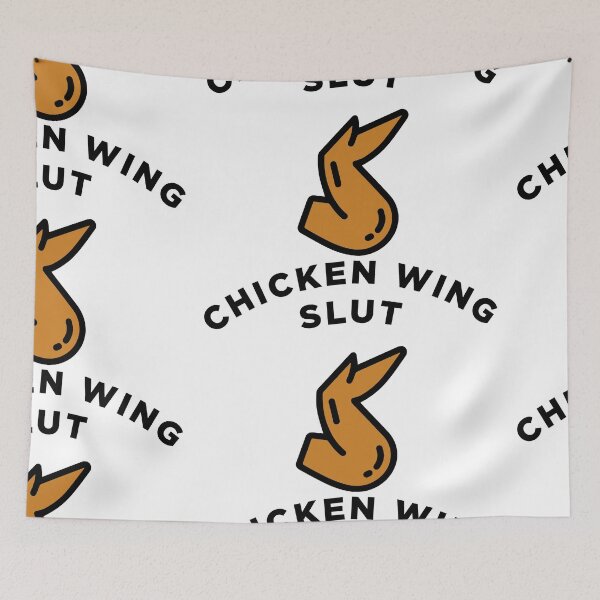 Item preview, Chicken Wing Slut (Black) designed and sold by FoodSluts.