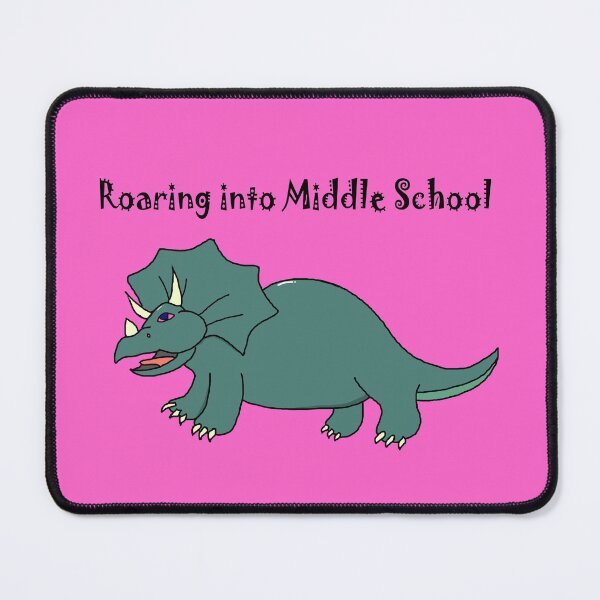 Item preview, Roaring Into Middle School Triceratops Dinosaur designed and sold by Jessi-Sketches.