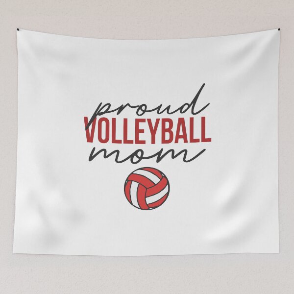Item preview, Proud Volleyball Mom - Funny Volley Ball Mama Player Sports Sport Cute Coach Mothers Day Saying Aesthetic Girls Volley-ball Mother Lettering Quote designed and sold by TalentGenius.