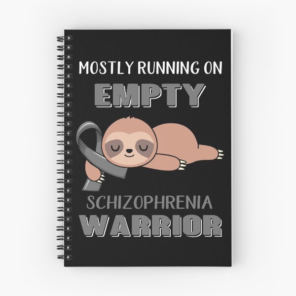 Item preview, Mostly Running On Empty Schizophrenia Warrior designed and sold by Brad-FI.