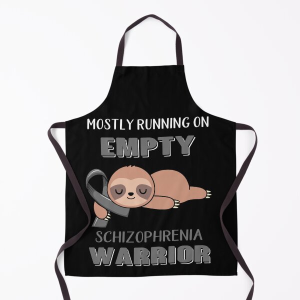 Item preview, Mostly Running On Empty Schizophrenia Warrior designed and sold by Brad-FI.