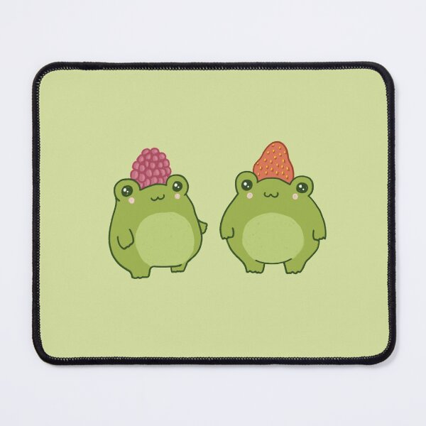 Item preview, Strawberry and Raspberry Hat Frog Friends: Cute Cottagecore Aesthetic, Perfect for Best Friends'Costume in Kawaii Style designed and sold by MinistryOfFrogs.