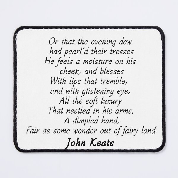 Item preview, John Keats from Calidore a Fragment  designed and sold by Krystal  Thomas.