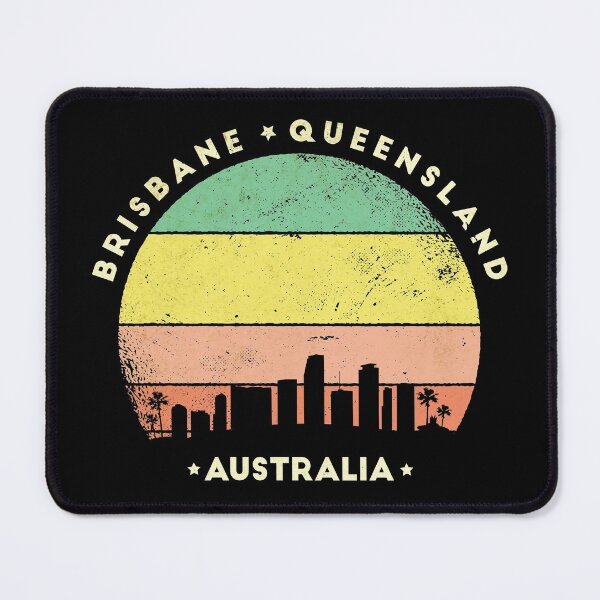 Item preview, Retro sunset Brisbane Queensland Australia designed and sold by TamGustam.