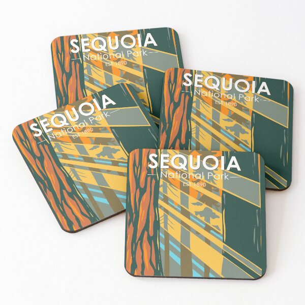 Item preview, Sequoia National Park Giant Sequoia Trees California Vintage designed and sold by KrisSidDesigns.