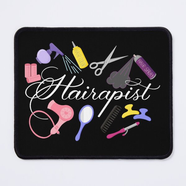 Item preview, Hairapist Hairdresser Hair Stylist Barber Design On Black designed and sold by Gsallicat.