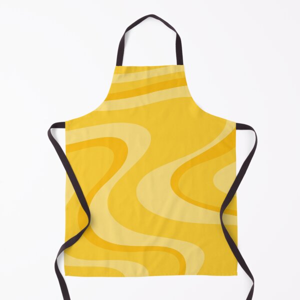 Item preview, Mustard Dream Swirls Yellow Abstract Pattern designed and sold by kierkegaard.