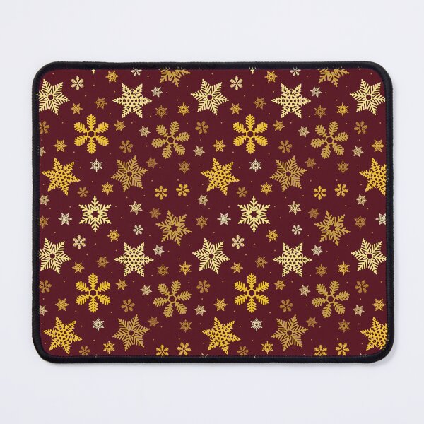 Item preview, Red snowflake's print mask designed and sold by cutecrazytshirt.