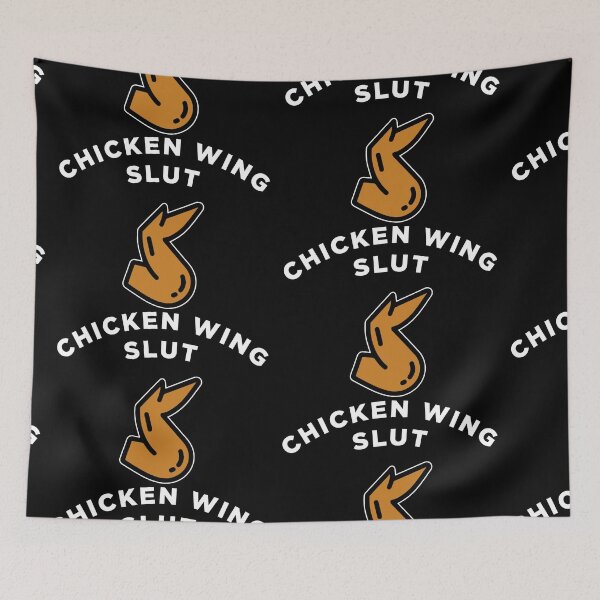 Item preview, Chicken Wing Slut (White) designed and sold by FoodSluts.