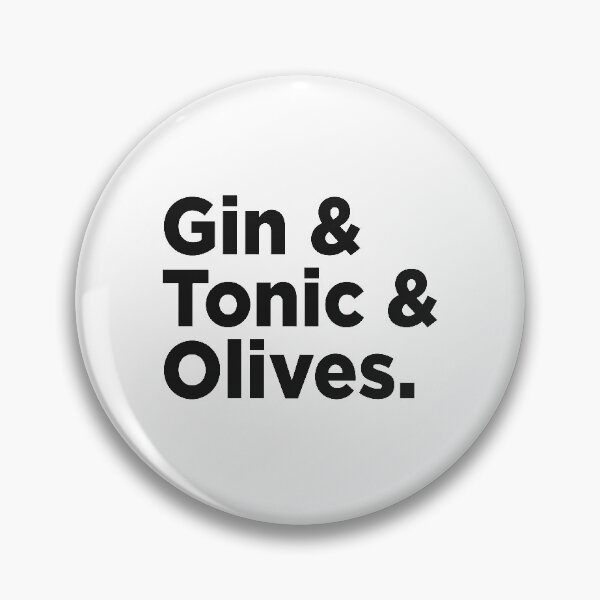 Item preview, Gin & Tonic & Olives. designed and sold by Memefy.