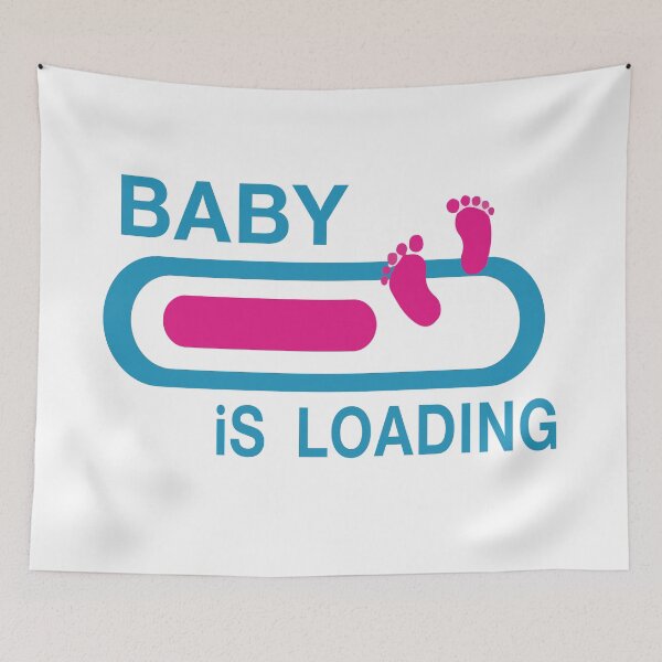 Item preview, baby is loading please wait t-shirts  designed and sold by Herodz.