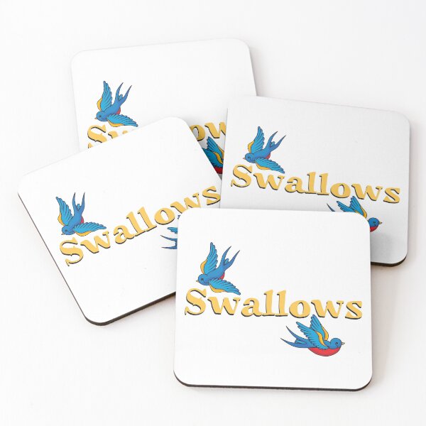 Item preview, Swallows! Beautiful Tattoo Style Swallows Shirt - Not at All Suggestive designed and sold by PixiesPlace.