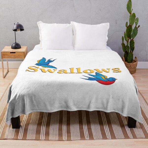Item preview, Swallows! Beautiful Tattoo Style Swallows Shirt - Not at All Suggestive designed and sold by PixiesPlace.