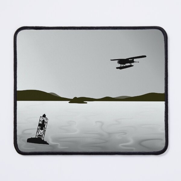 Item preview, Grey landscape plane designed and sold by Krystal Thomas.