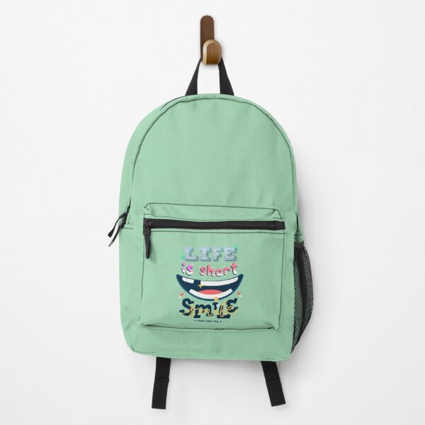 Item preview, Smile Life is short | Positivity & Happiness Gift Smiling Face designed and sold by Agmari.