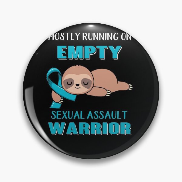 Item preview, Mostly Running On Empty Sexual Assault Warrior designed and sold by Brad-FI.