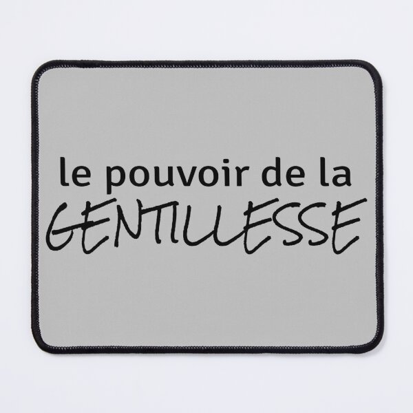 Item preview, Power of Kindness (in French) on gray background designed and sold by ZenNature.