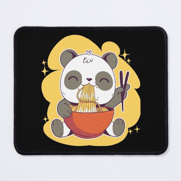 Item preview, Cute Panda eating Ramen designed and sold by TamGustam.