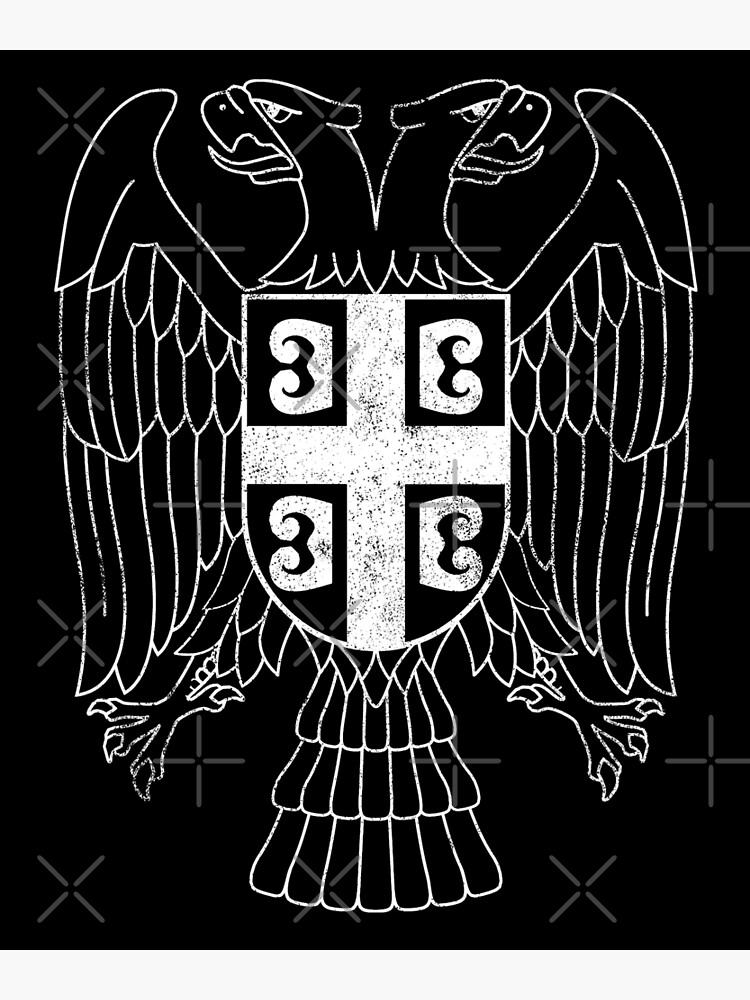 "Serbian eagle coat of arms" Poster for Sale by Mila1946 Redbubble