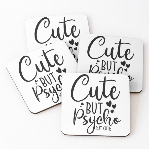 Artikelvorschau, Cute but psycho entworfen und verkauft von newcrazyShirt.
