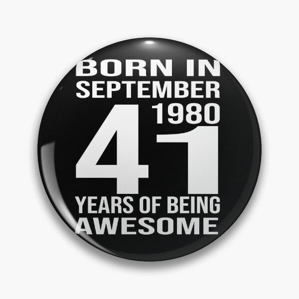 Item preview, Born in September 1980, 41 Years of Being Awesome designed and sold by wizanestore.