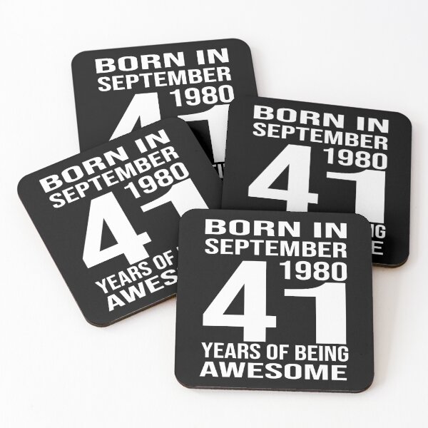 Item preview, Born in September 1980, 41 Years of Being Awesome designed and sold by wizanestore.