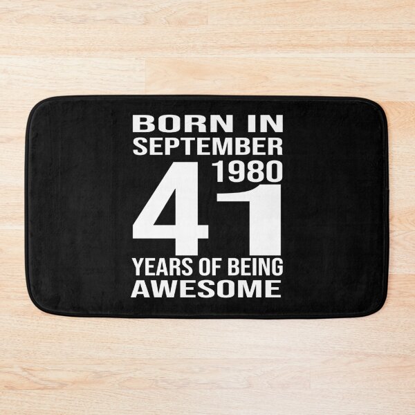 Item preview, Born in September 1980, 41 Years of Being Awesome designed and sold by wizanestore.