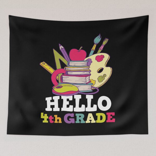Item preview, Hello 4th Grade Back to school Gift designed and sold by king's Outfit.