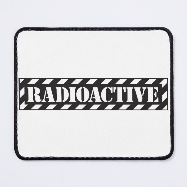 Item preview, Black and White Radioactive Sign designed and sold by TamGustam.