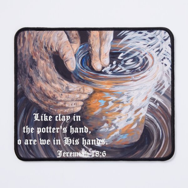 Item preview, In the Potter's Hands with Scripture designed and sold by EloiseArt.