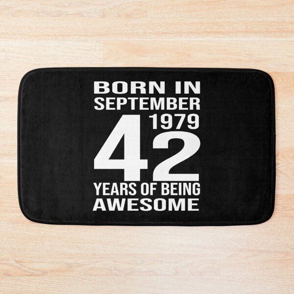 Item preview, Born in September 1979, 42 Years of Being Awesome designed and sold by wizanestore.