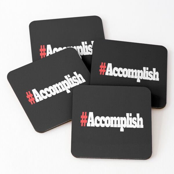 Item preview, Single Words That Motivate - Motivational Words - #Accomplish designed and sold by PhotoPrise.
