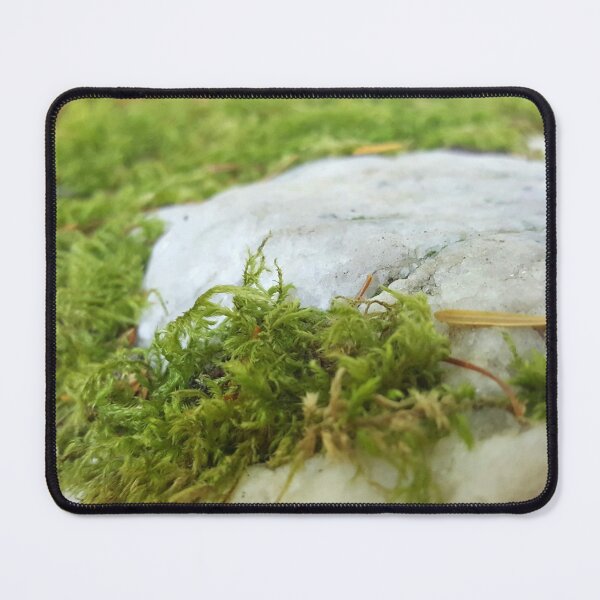 Item preview, Moss on white rock designed and sold by Krystal Thomas.