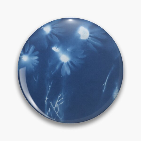 Item preview, Cyanotype Oxeye Daisies and Grasses designed and sold by LymphomaLass.