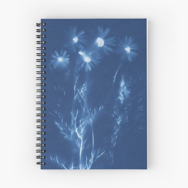 Item preview, Cyanotype Oxeye Daisies and Grasses designed and sold by LymphomaLass.