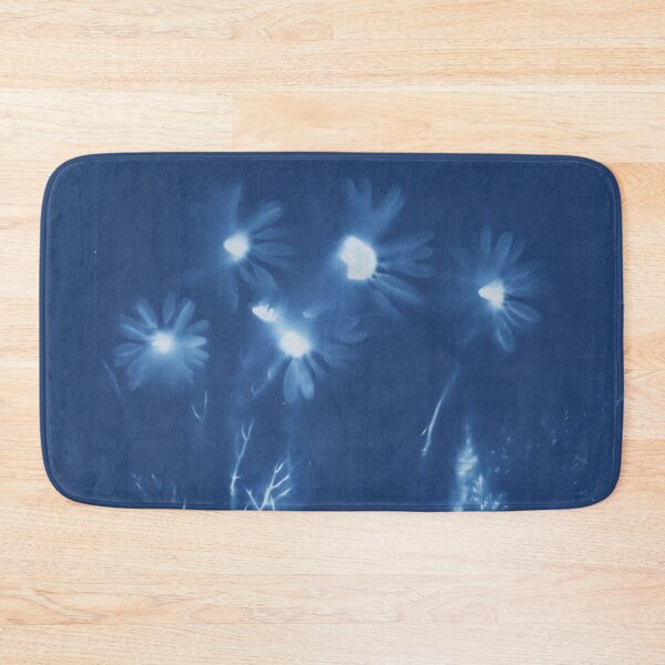 Item preview, Cyanotype Oxeye Daisies and Grasses designed and sold by LymphomaLass.