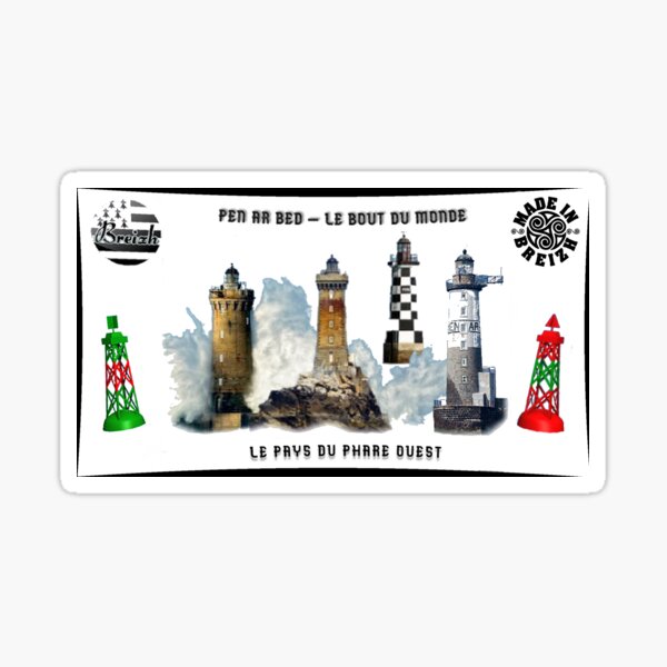 Aperçu de l'œuvre Bretagne, pays du phare ouest créée et vendue par Yodanath.