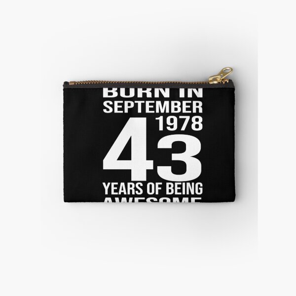 Item preview, Born in September 1978, 43 Years of Being Awesome designed and sold by wizanestore.