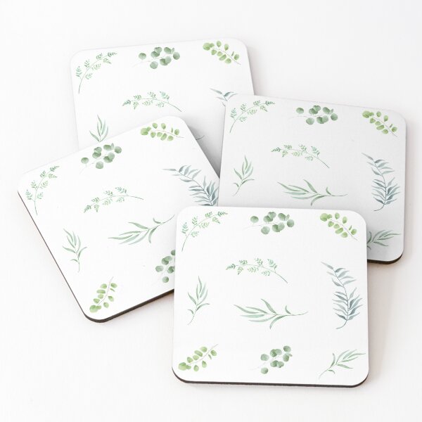 Item preview, Watercolor Greenery Green Leaves Set Pack Sheet designed and sold by mariejosee22.