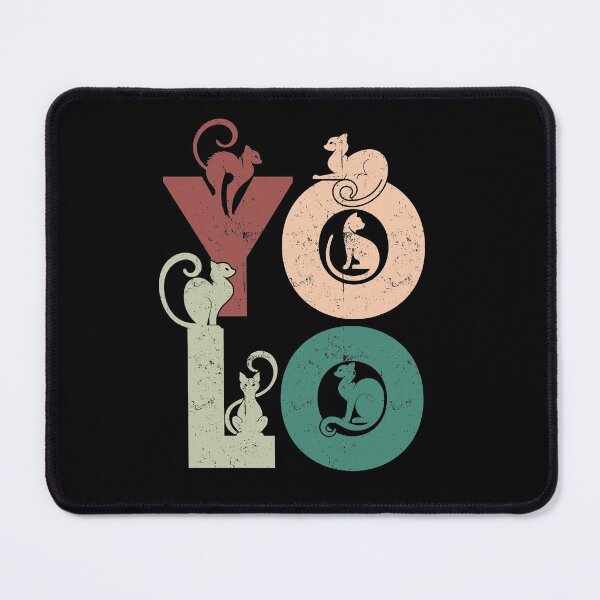 Item preview, Yolo | You Only Live Once Unless You're A Kitty designed and sold by GravitiTees.