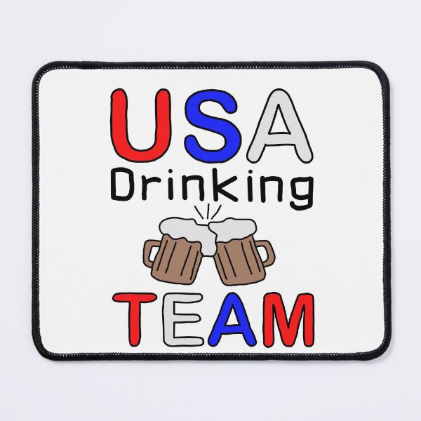 Item preview, USA drinking team designed and sold by MrsFishDesigns.