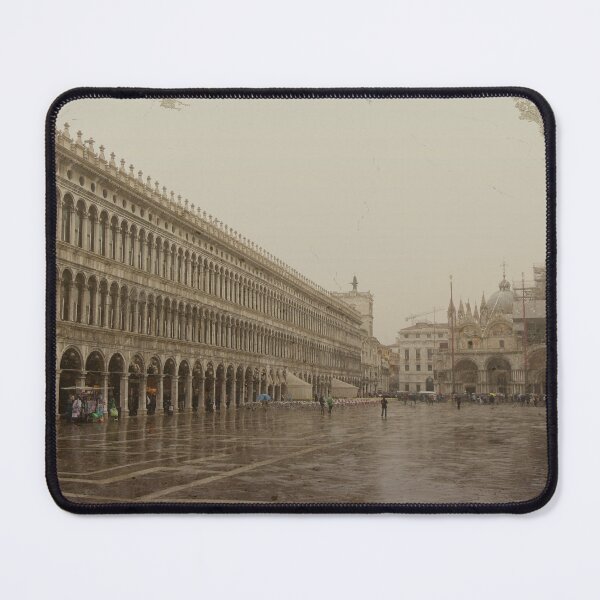Item preview, Piazza San Marco (Saint Marks Square), Venice, Italy - Distressed Retro Photograph designed and sold by Retro Art Factory.