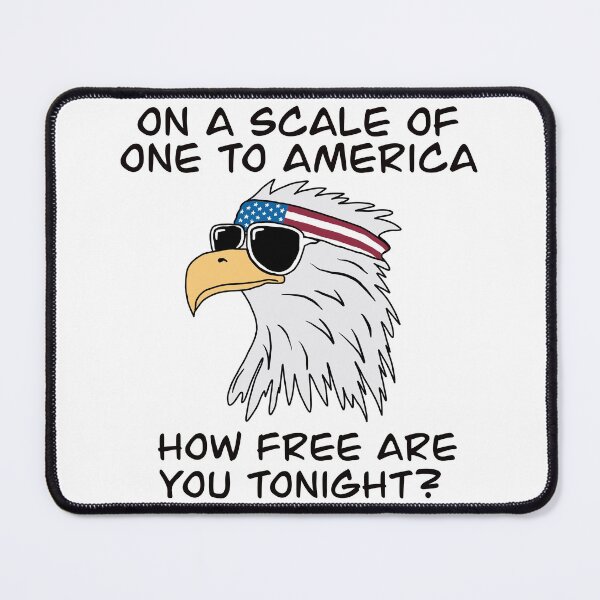 Item preview, You free tonight? 4th of July eagle designed and sold by MrsFishDesigns.