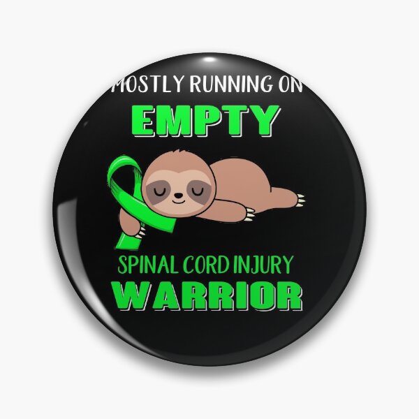 Item preview, Mostly Running On Empty Spinal Cord Injury Warrior designed and sold by Brad-FI.