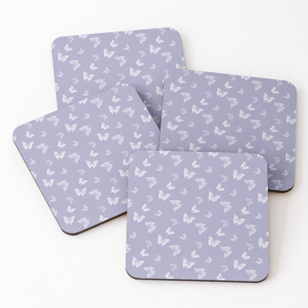 Item preview, Butterfly Pattern - lavender background | Cute Butterflies Pattern Pastel purple designed and sold by Violet Treasures.